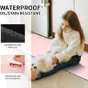 Kitchen Rugs Sets of 3 Non Slip Washable Pink Kitchen Mats for Floor 3 Piece Set Kitchen Rug Set Runner Rugs Absorbent for Hallways Home Party Decoration...