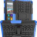 for Kindle Fire hd 8 / hd 8 Plus case 2024 2022 2020 Release 14th 12th 10th Generation Kickstand Heavy Duty Shockproof Cover (Blue)