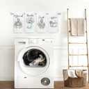 Coastal Beach Octopus Hand Towels for Bathroom Set of 4, Ocean Marine Octopus Relax Breathe Soak Unwind Decorative Hand Towels for Gym Yoga Spa Bathroom Kitchen Decor, 16x24 Inch