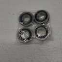 XiKe 4 Pack Flanged Ball Bearing ID 1/2" x OD 1-1/8", Suitable for Lawn Mower, Wheelbarrows, Carts & Hand Trucks Wheel Hub, Replacement for MTD, Honda, 12118 ＆ Rotary 324 Etc.