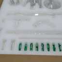 Lab Distillation Kit, 32PCS Laboratory Glassware Kit with 24, 40 Joint,1000ml Essential Oil Distillation Apparatus Kit for Distillations Separation Purification Synthe