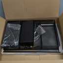 AUPSEN Wood Desk Organizers and Accessories, 2-Tier Computer Monitor Stand Riser with Drawer, Pen Storage & Phone Holder, Office Desk Accessories, Workspace Desktop Organization for Office SuppliesBrown