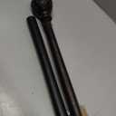 EXCLUSIVE HOME Vine 1" Curtain Rod and Finial Set, Oil Rubbed Bronze, Adjustable 36"-72"