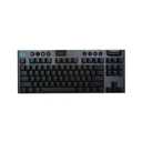 Logitech G915 X Low-Profile Wired Mechanical Gaming Keyboard, Double-Shot PBT Keycaps, Fully Programmable Keys, RGB Lighting, Aluminum Finish, GL Red Linear Switches - PC/Mac