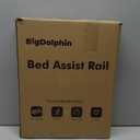Bed Rails for Elderly Adults Safety - ASTM Approved Adjustable Bed Cane Supports 350LBS with Non-Slip Grip & Storage Pocket, Stable Bed Assist Rails for Seniors, Tool-Free