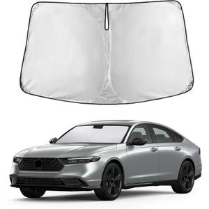 EcoNour Windshield Sunshade Compatible for Honda Accord 2023-2024 2025 2026, Sun Visor for Front Windshield & Window Sun Shade Cover, UV Heat Blocker & Protector, Car Accessories