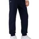 PATPAT Boys Sweatpants Athletic Pants Fleece Joggers Dark Blue 13-14 Years