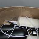 Black&Cream Table Lamps Set of 2 - 3-Way Dimmable with USB A+C Ports - Modern End Table Lamps for Living Room & Bedroom - 22inch