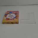 11" Acrylic Letter Charcuterie Box, Reusable Fillable Alphabet Number Shaped Form Tray for Birthday Anniversaries, Party Decorative Serving Plates Display Candy Cake (L)