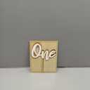 VANGNING White One Cake Topper - First Birthday Cake Topper - One Cake Topper - Cake Smash (white one CT)