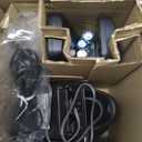 Panasonic Cordless Phone 2 Handsets System Expandable with Amber Backlit Display KX-TGC352B (Black)