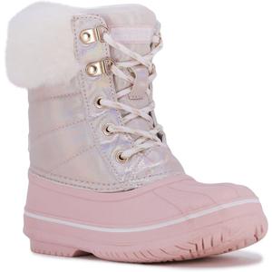 LONDON FOG Girls Bell Court Cold Weather Snow Boot ROSE GOLD Size 11