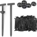 100PCS Nylon Universal Cable Tie Buckle, Heavy Duty Self-Locking Nylon Zip Ties Holder