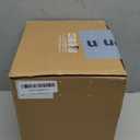 DOWAN 360 Rotating Extra Large Cooking Utensil Holder, 7.6" Kitchen Utensil Holder for Countertop, Utensil Crock for Farmhouse Kitchen Decor, Ceramic Stable Utensil Caddy, White Embossed