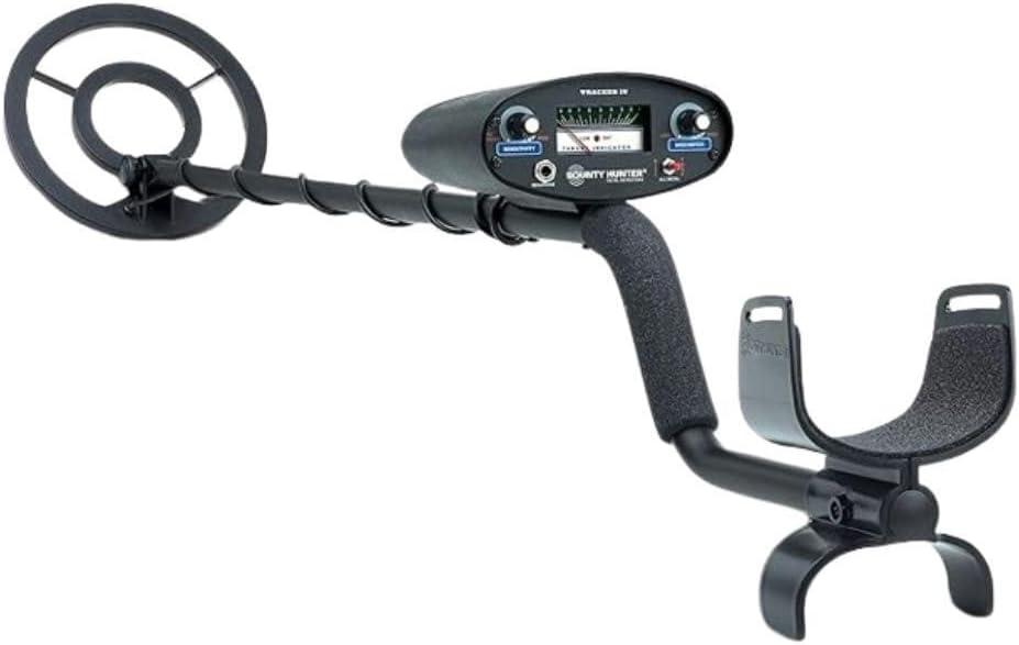 Bounty Hunter TK4 Tracker IV Metal Detector with Waterproof 8-Inch Coil, Versatile Detection Modes, Durable Construction, and Easy-to-Use Controls for All-Terrain Treasure Hunting Adventures