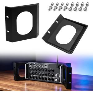 Single-Hole Rack Ears Fit for Behringer XR16, XR18, SD18 & Midas MR16, MR18