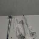 4pcs 16 Inch Furniture Legs, Oblique Conical Metal Legs Chrome Mid-Century Style Furniture Feet for Sofa Cabinet Table Chair Cupboard Couch Ottoman Home DIY Projects (Silver)