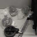 34'' Extra Long Collapsible Wagons Carts Foldable, 360LBS Heavy Duty Folding Beach Wagon Cart with Wheels, Portable Utility Outdoor Wagon for Grocery, Shopping, Garden, Sports, Camping, Black