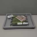 ukeetap Extra Large Expandable Silverware Organizer, BPA-Free Food-Safe Cutlery Flatware Organizer, Kitchen Utensil Drawer Organizer, Adjustable Silverware Holder for Spoons Forks Knives, Gray