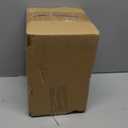 HBlife 5-7 Lbs Glass Rice Dispenser with Wooden Stand Flour and Cereal Container with Glass Measuring Cup Pantry Food Organization Storage Bin with Airtight Bamboo Lid, 3L