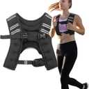 Weighted Vest for Strength Training - 11lbs - Heavy Duty Tactical Weight Vest for Fitness, CrossFit, and Endurance Workouts, Adjustable and Comfortable Design