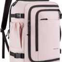LIGHT FLIGHT Travel Backpack, TSA Friendly Flight Approved Carry on Backpack Water-resistant Lightweight Business Large Weekender Bag Casual Daypack 17.3" Laptop Backpack for Men Women, Pink