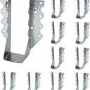 LukLoy 10 Pack 2x6 Joist Hanger 20 Gauge Galvanizing Face Mount Joist Hangers for Wood