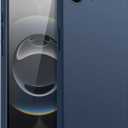 JETech Liquid Silicone Case for iPhone 16e 6.1-Inch 2025, Silky Soft Touch Full-Body Protective Phone Case, Anti-Scratch Shockproof Cover with Microfiber Lining (Navy Blue)
