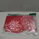 LRDOVIS Christmas Table Runner with Snowflake Embroidery, Winter Table Runner for Dining Room,Red Elegant Christmas Table Decor 13×70IN