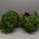Fake Hanging Ferns, 2 Set Artificial Hanging Ferns Plants Baskets, Lifelike UV Resistant Outdoor Faux Plants for Front Porch Patio Garden Home Dcor