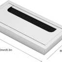 Cable Outlet, Aluminium, M Model, Computer Desk Wire Management Insert Hole Cover