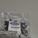 Novelty Lights 8.5 Foot 20 Light Mini LED Crafting Lights, Pure White LEDs on Green Wire, 24 Inch Lead, Non-Connectable Short Fairy Light String for Art Projects, Bottle Lights, Crafts