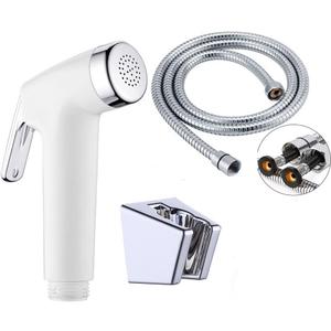 LikeHome Bidet Sprayer for Toilet - Cloth Diaper Sprayer Shattaf Handheld Bidet Rinse Spray Head - White (Without T-Adapter)