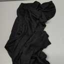 Milumia Women's Plus Size Off The Shoulder Ruched Top Asymmetrical Long Sleeve Loose T Shirts (3X-Large Plus, Black)