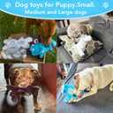 Bzonsmart Squeaky Dog Toys.Tough Plush Chew Toys for Dogs.Interactive Dog Toys to Keep Puppies Medium Large Breed Dogs Busy ..Durable Anti-Boredom Dog Toys for Teething & Playtime.