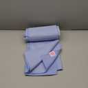 Shandali Hot Yoga Towel - Mat-Sized, Microfiber, Super Absorbent, Anti-Slip, Injury Free, 24" x 72" - Best Bikram Yoga Towel - Exercise, Fitness, Pilates Gear (Forgetmenot)