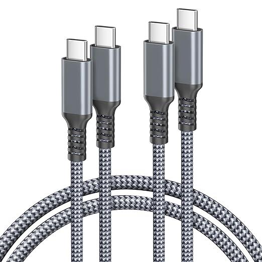 USB C to C Charging Cable for Apple iPhone 17/17 Pro Max/16 Pro/16e/15 Plus, Braided Long 10FT iPhone 17 Fast Charger Power Cord, Android Samsung Type C Charger Cord for Galaxy S26 S25 S24 A17 A16