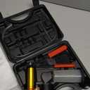 Brake Bleeder Kit with Hand Held Vacuum Pump and Adapters, with Vacuum Brake Bleeder Pump Pressure Gauge for Automotive Car Motorbike(Black)