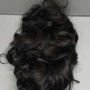 Quantum Love Yaki Curly Headband Wigs for Black Women - Kinky Straight Black Headband Curly Ends Synthetic Wear and Go Glueless Half Wig with Headbands Attached (16 Inch)