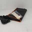 Dog Car Seat for Large Dogs, Back Seat Extender for Dogs, Foldable Pet Car Seat with Waterproof Oxford Fabric and Non-Slip Bottom, All-Around Protection and Strong Support (Black)