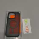 TORRAS Magnetic Shockproof for iPhone 15 Pro Case, [Military-Grade Drop Tested][Compatible with MagSafe] Translucent Hard PC Back with Silicone Slim Protective Cover Anti-Fingerprint, Green