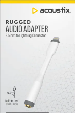 Acoustix Rugged Audio Adapter 3.5 mm