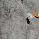 Best Friends by Sheri The Original Calming Donut Dog Bed for Medium Dogs up to 45 lbs, Lux Faux Fur, Gray, Medium, 30" x 30"