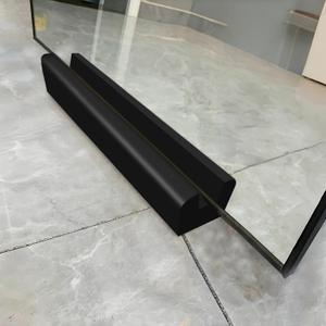 DSMKJT Large Floor Mirror Stand - Anti-Slip, Suitable for Mirror Frames-Black
