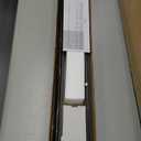 8FT Box Rail Hardware Heavy Duty Steel Sliding Barn Door Track, Wall Mount Kit, Fit Indoor and Exterior Door, Smoothly and Quietly Easy to Install