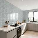10Pcs Grey Marble Wall Panels 23.6"X11.8" PVC Waterproof Tiles Peel and Stick Wall Panels Self Adhesive Backsplash Tiles for Kitchen Living Rooms TV Walls Bathroom Rv Camper Van (Not Real Tile), 23.6" x 11.8" x 10Pack