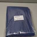 Mengersi Solid Bed Runner Scarf Protector Slipcover Bed Decorative Scarf for Bedroom Hotel Wedding Room(King, Navy)