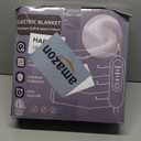 Heated Blanket Electric Blanket,Cozy Faux Rabbit Fur & Soft Flannel Warm Heater Throw Blanket with 5 Fast Heating Levels &10Hours Auto-Off Over-Heat Protection 50" x 60" (Grey)