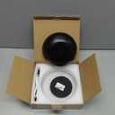 Portable LED Mushroom Table Lamp, Cordless Desk Night Light with 5200mAh Rechargeable Battery, Stepless Dimming Small Lamp with 3 Color and Brightness Control for Bedroom/Patio/Bar/Coffee shop (Black)