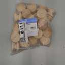 Woodpeckers British Wood Knobs 2 inch, Pack of 25 Unfinished Round Wooden Knobs for Crafts, Dresser Drawers, Cabinets, and Furniture